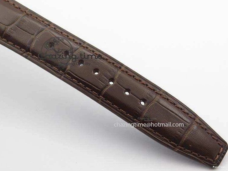 MIROTIME 0821 Portuguese Chrono RG IW371480 ZF 1:1 Best Edition White Dial On Brown Leather Strap A7750 V HighPerformance 7266